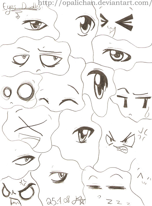 Anime eyes by DestinyBlue on DeviantArt