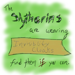 Notice: Invisible Slytherins