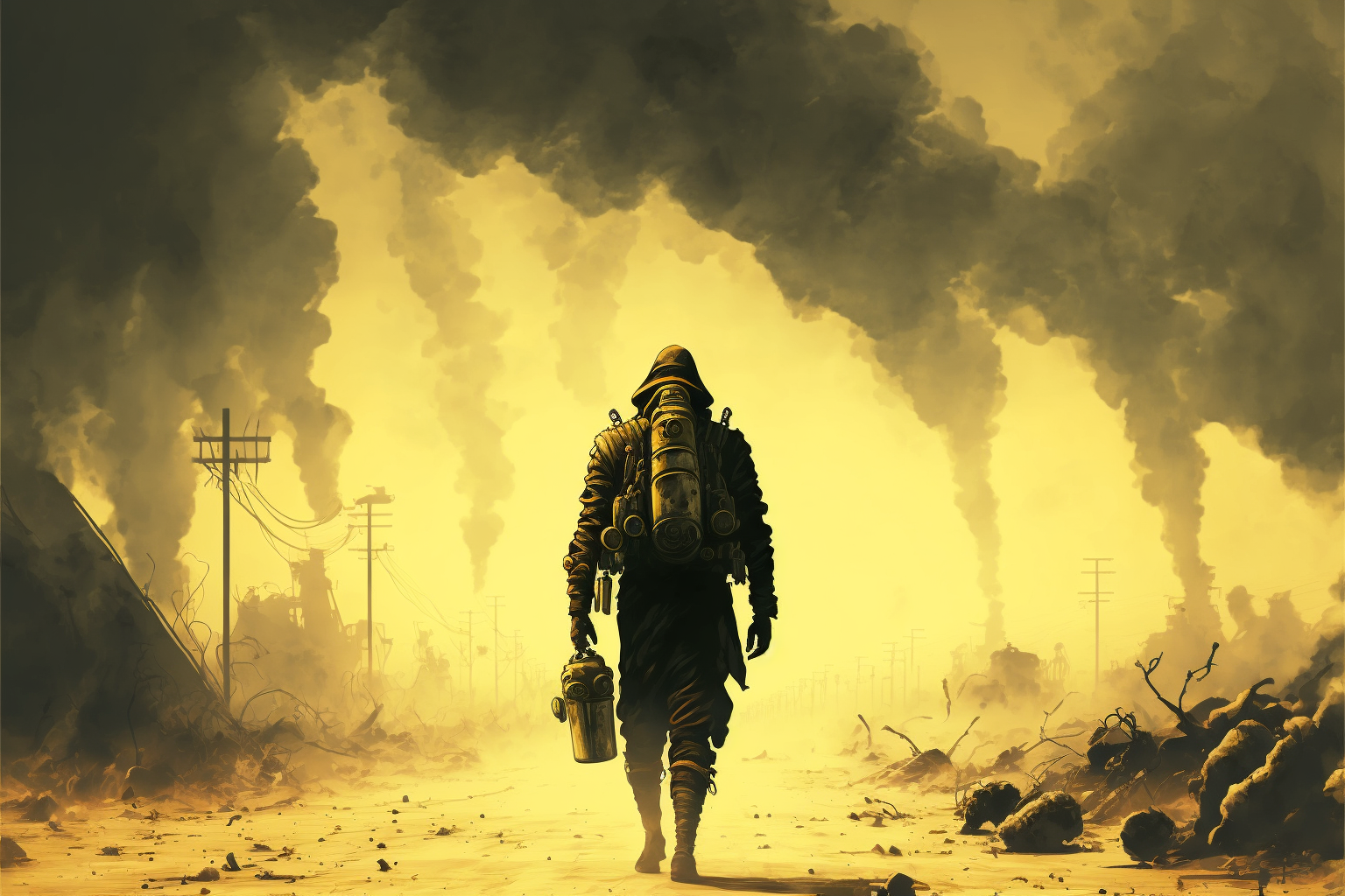 AI Art - Post-Apocalyptic Wasteland by Koalafish on DeviantArt