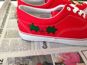 Christmas shoe side