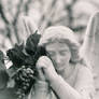 Angel and Grapes