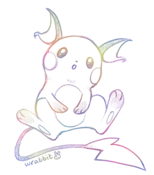 Raichu by thewrabbithole Raichu by thewrabbithole