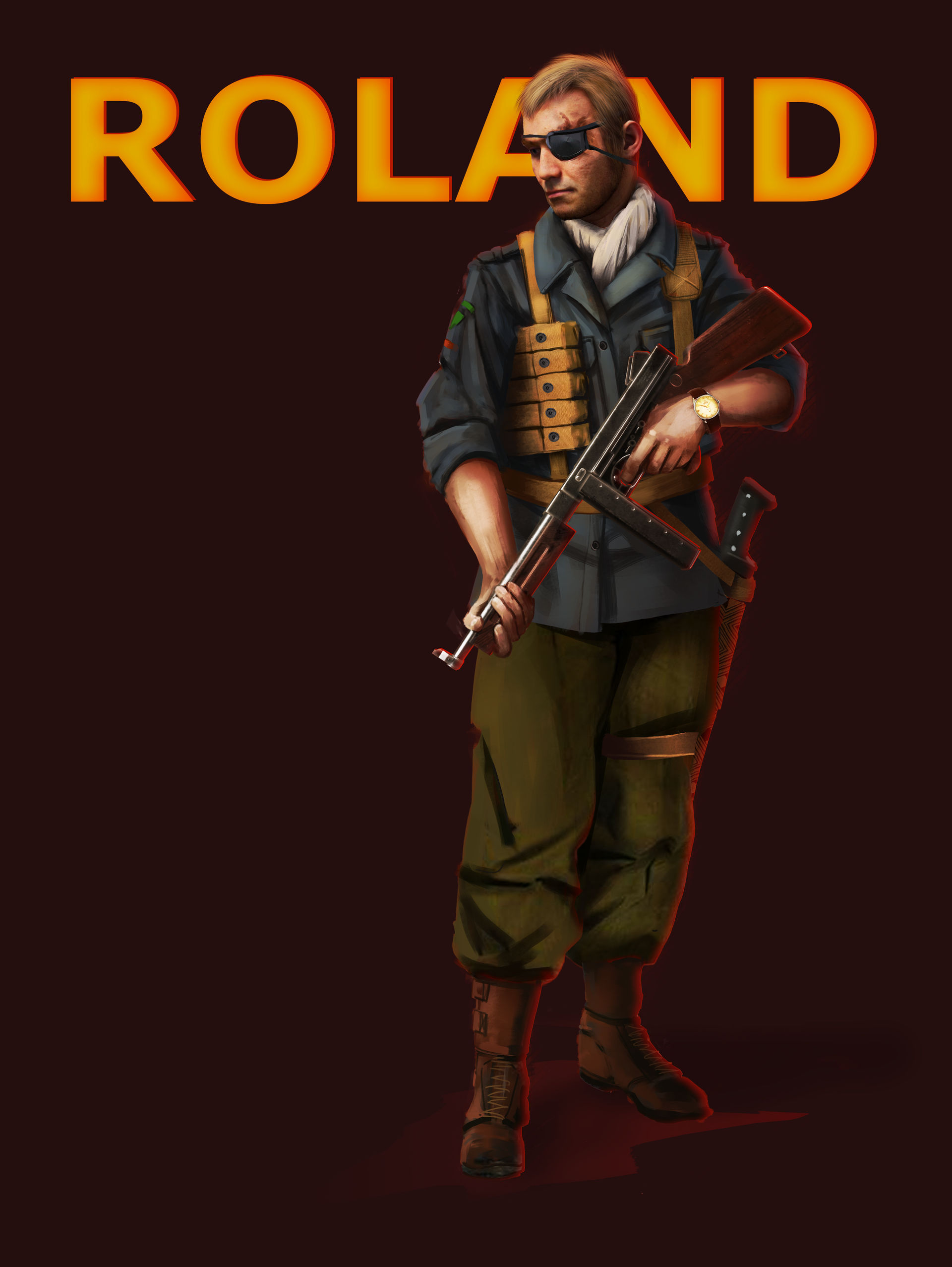Roland the Headless Thompson Gunner by Strokahof on DeviantArt Roland the Headless Thompson Gunner by Strokahof on DeviantArt