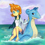 Misty and Lapras