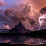 Pre-Made BG - fantasy castle storm by blackfire in