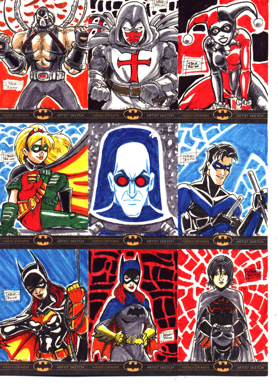 Batman: The Legend Sketch Cards 6