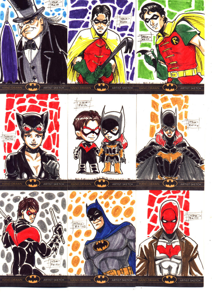 Batman: The Legend Sketch Cards 7