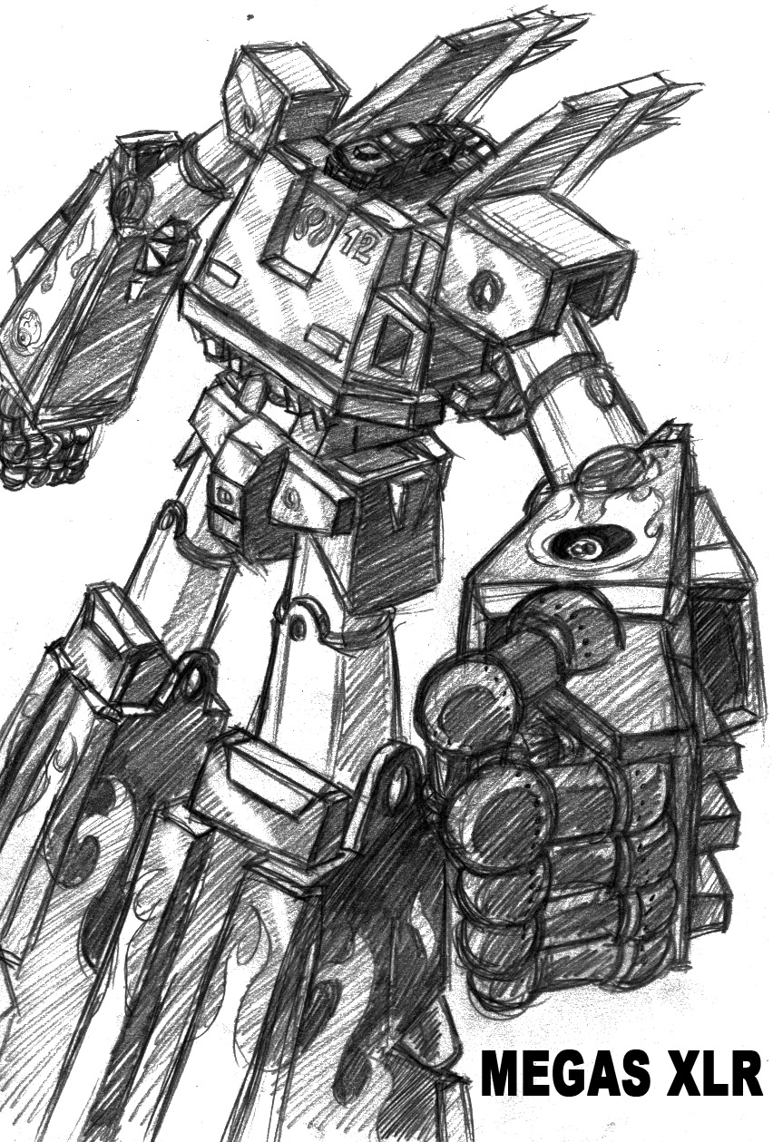 Megas Xlr By Optimuspraino On Deviantart