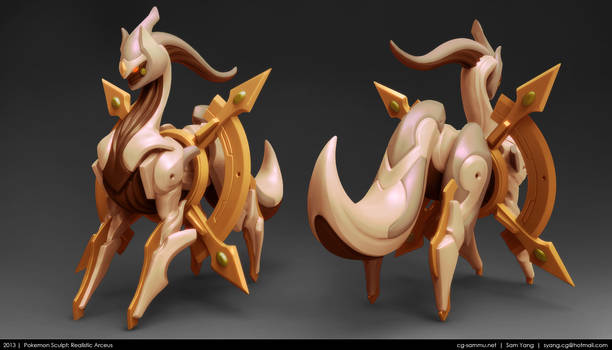 Pokemon Sculpt: Realistic Arceus 2013