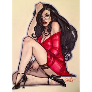 Baroness in red