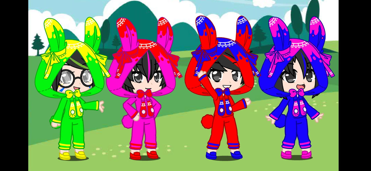 Gacha Blue Rabbit Bunny Rabbit Onesies (Gacha Club) by SAStarWard25341 on DeviantArt