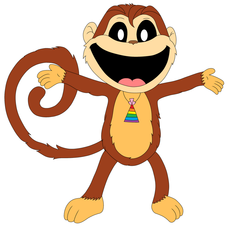 Deviantart 2007 Monkey Smiling Critters: Funny Monkey (Re-Render) by SAStarWard25341 on DeviantArt