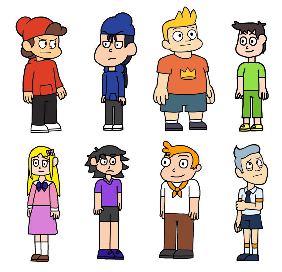 GameToons All 8 Human Characters By SAStarWard25341 On DeviantArt gametoons-all-8-human-characters-by-sastarward25341-on-deviantart