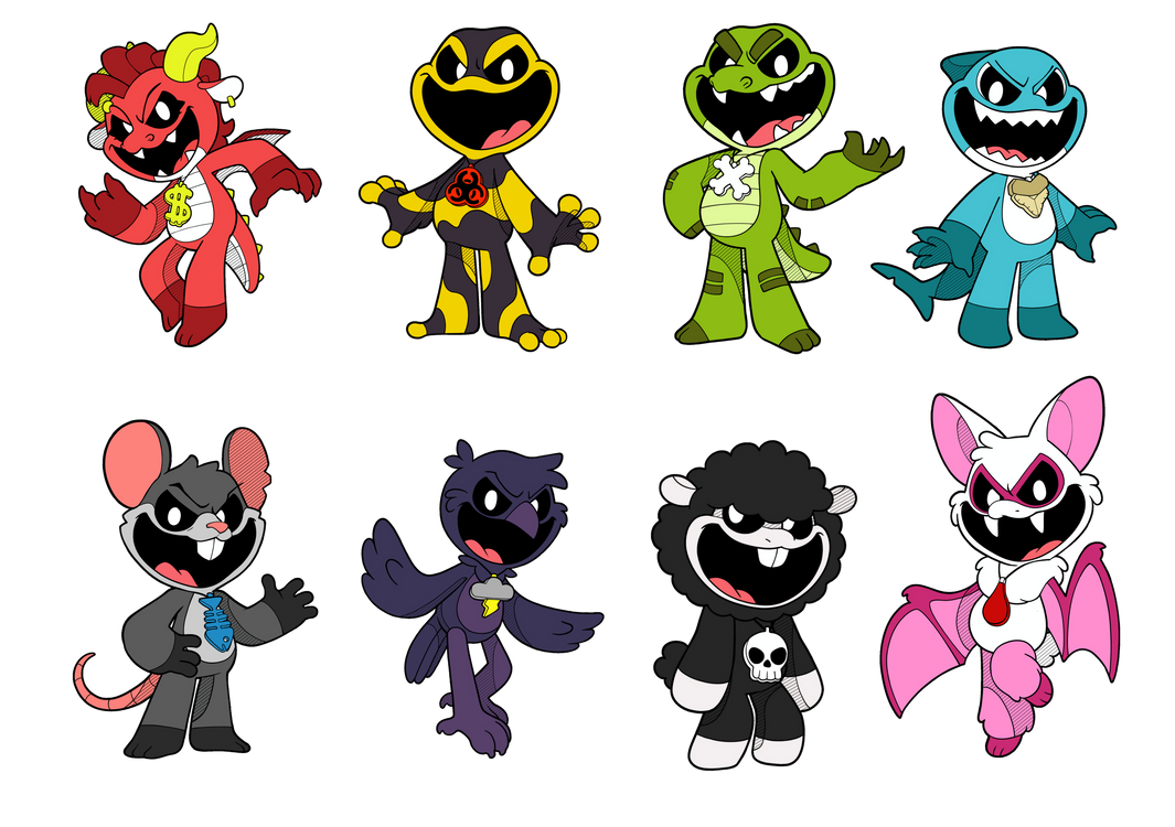 8 Nightmare Critters by SAStarWard25341 on DeviantArt