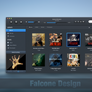 iTunes Interface Dark ~ FalconeDesign