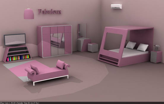 pink furniture