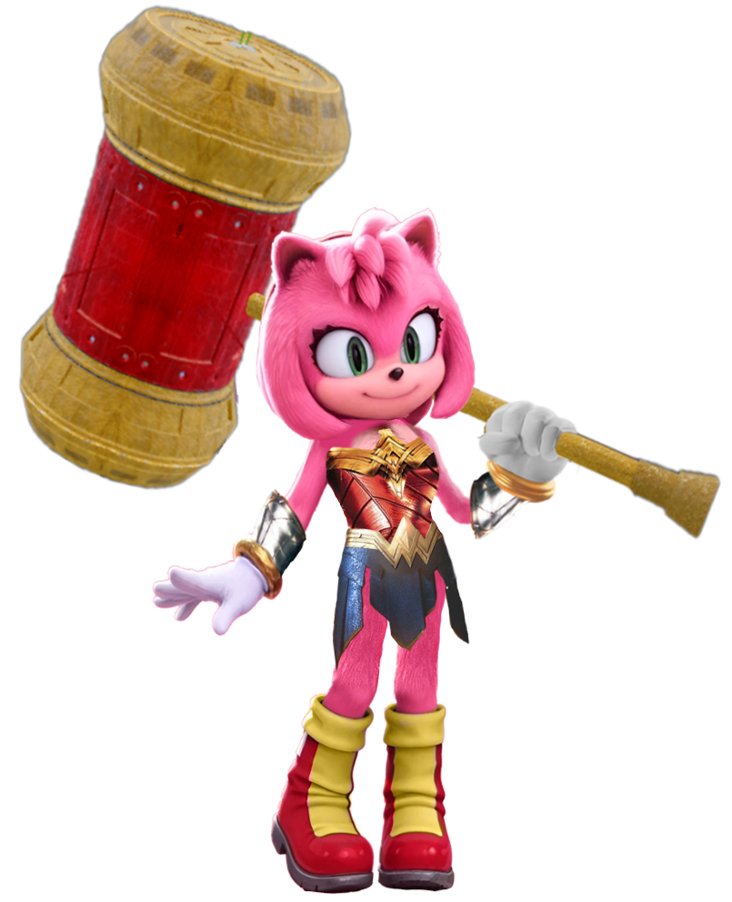 Wonder Rose (Amy Rose + Wonder Woman) by Celebrate1932 on DeviantArt