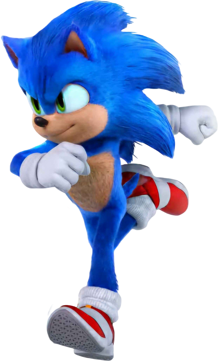 Sonic Ruing Sonic the Hedgehog movie running 6 by Celebrate1932 on DeviantArt