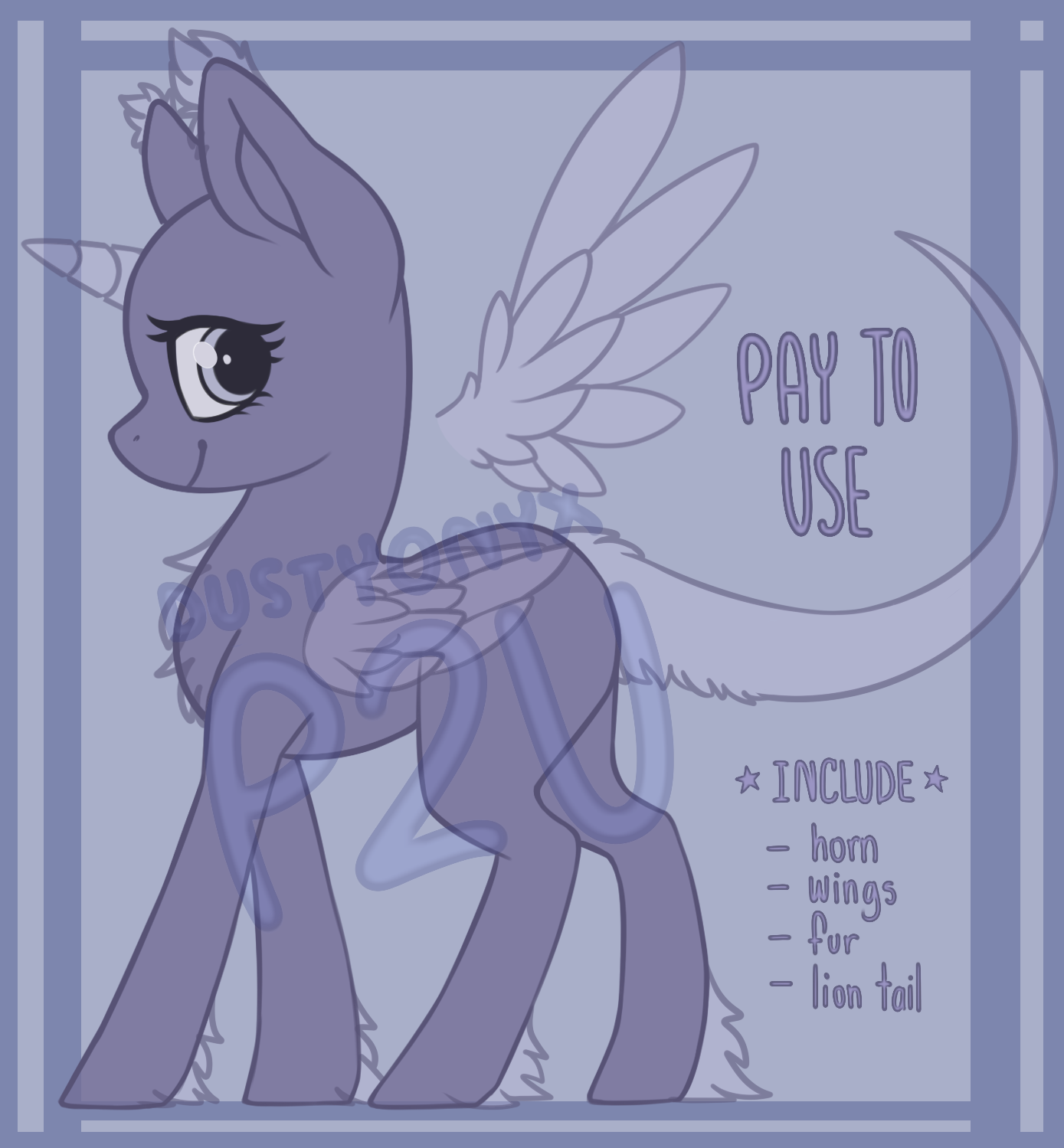 P2U-BASE : Chibi pony