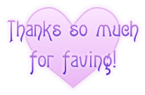 Thanks so much for faving ~ heart 1 FREESTUFF