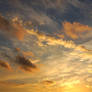 S T O C K ~ Sunset sky clouds