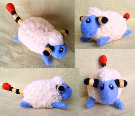 Selfmade Mareep plushie :3