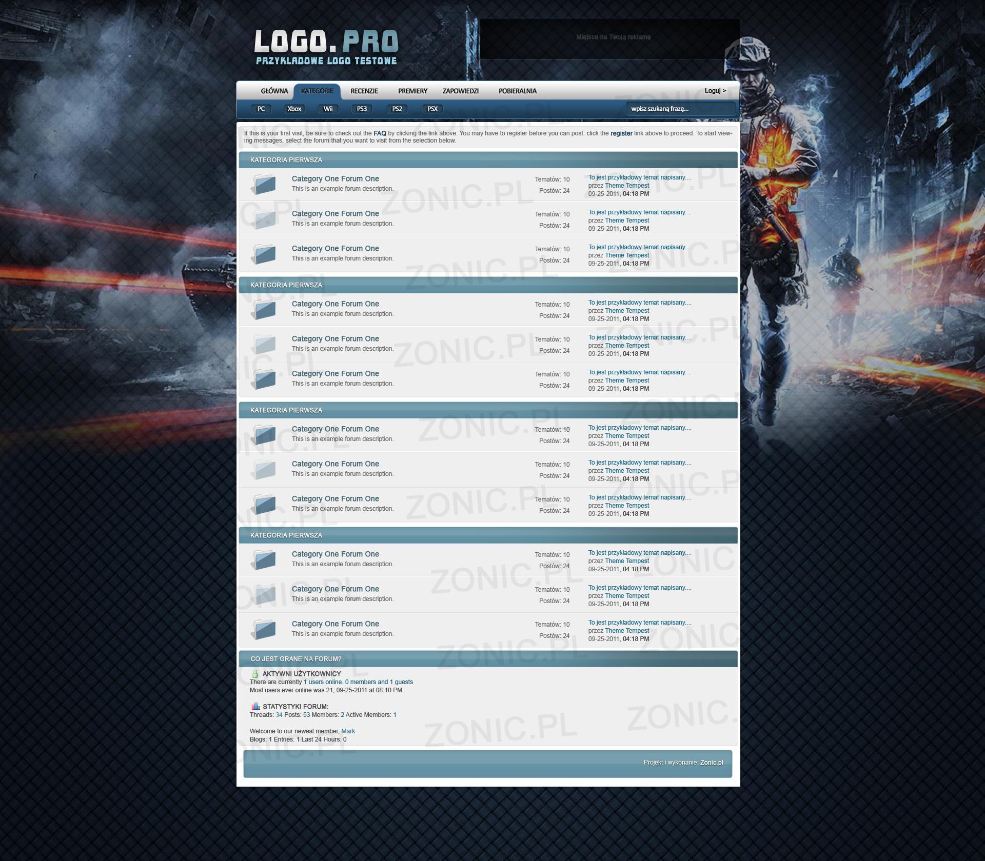 Game Portal 2012 - Multigaming site - Forum