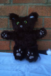 Black and Grey Cat plushie