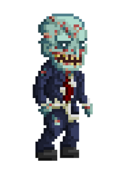 Zombie walk - pixel