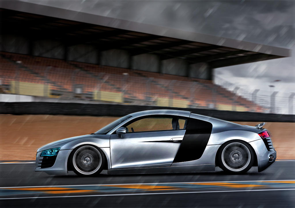 Audi R8 Back in Action by Osama7 on DeviantArt