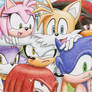 Sonic group shot - Say cheese