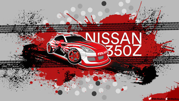 Nissan 350Z - Extremely High Detailed Vector Art