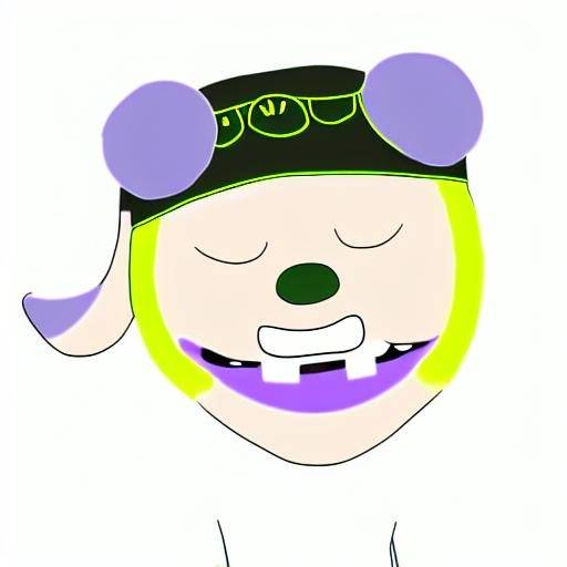 Parappa the Rapper style character by Cyantinn on DeviantArt