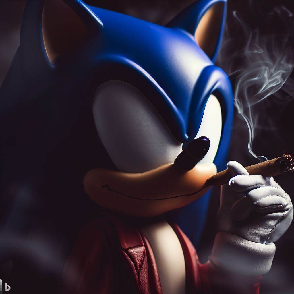 sonic smoking a cigarette Smoking's Bad For You, Y'know by Davestoons on Newgrounds Sonic smokin cigar by Cyantinn