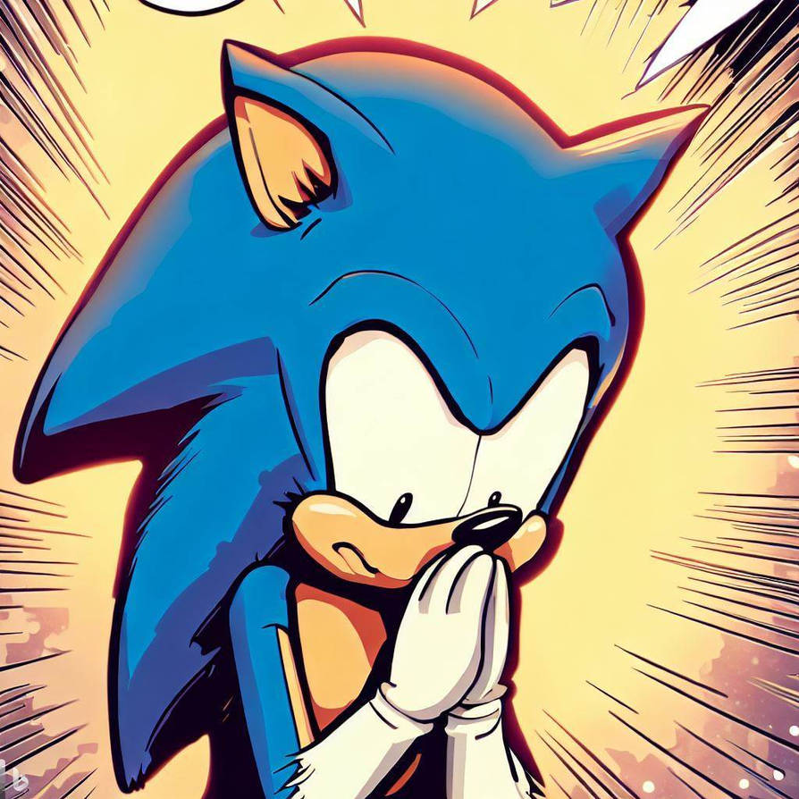 Sonic praying by Cyantinn on DeviantArt