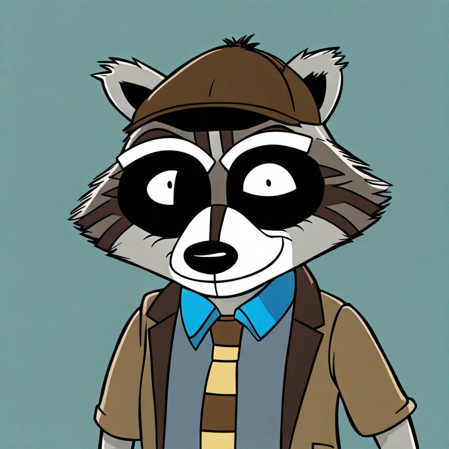 Shaun Rugby Racoon Regular Show Rigby the raccoon by Cyantinn on DeviantArt