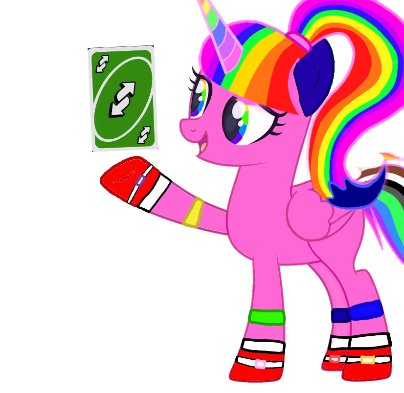 Rainbow Gets a UNO REVERSE CARD! by Thunder-Dancer2003 on DeviantArt