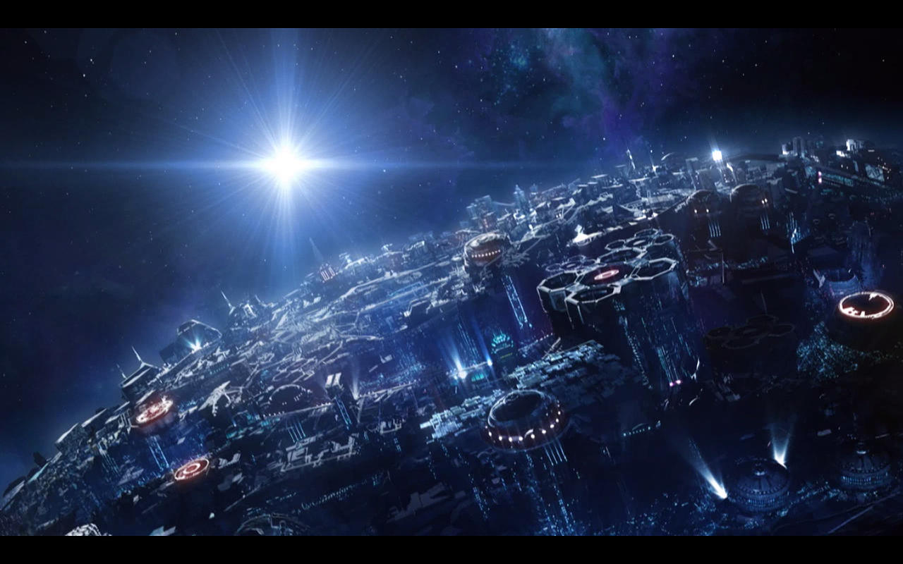 Cybertron establishing shot