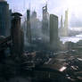 SCIFI city concept