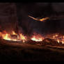 Incendio en el Pueblo