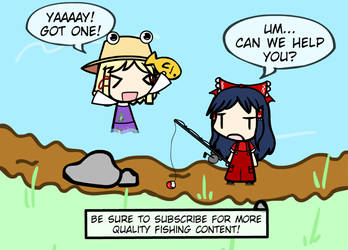 Wowser! Best Amazing Gensokyan Cute Girls Fishing!