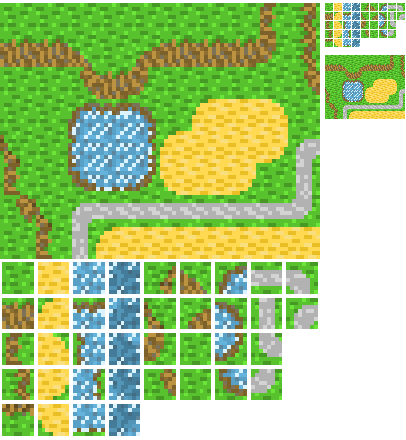 Pixel Artvember day 3: Landscape