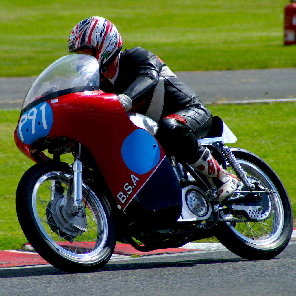 Bsa Salt Racer Racing a BSA by kenparry on DeviantArt