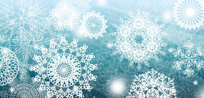 Snowflake Brushes by arsgrafik