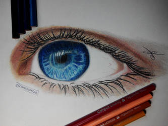 Blue Eye Drawing