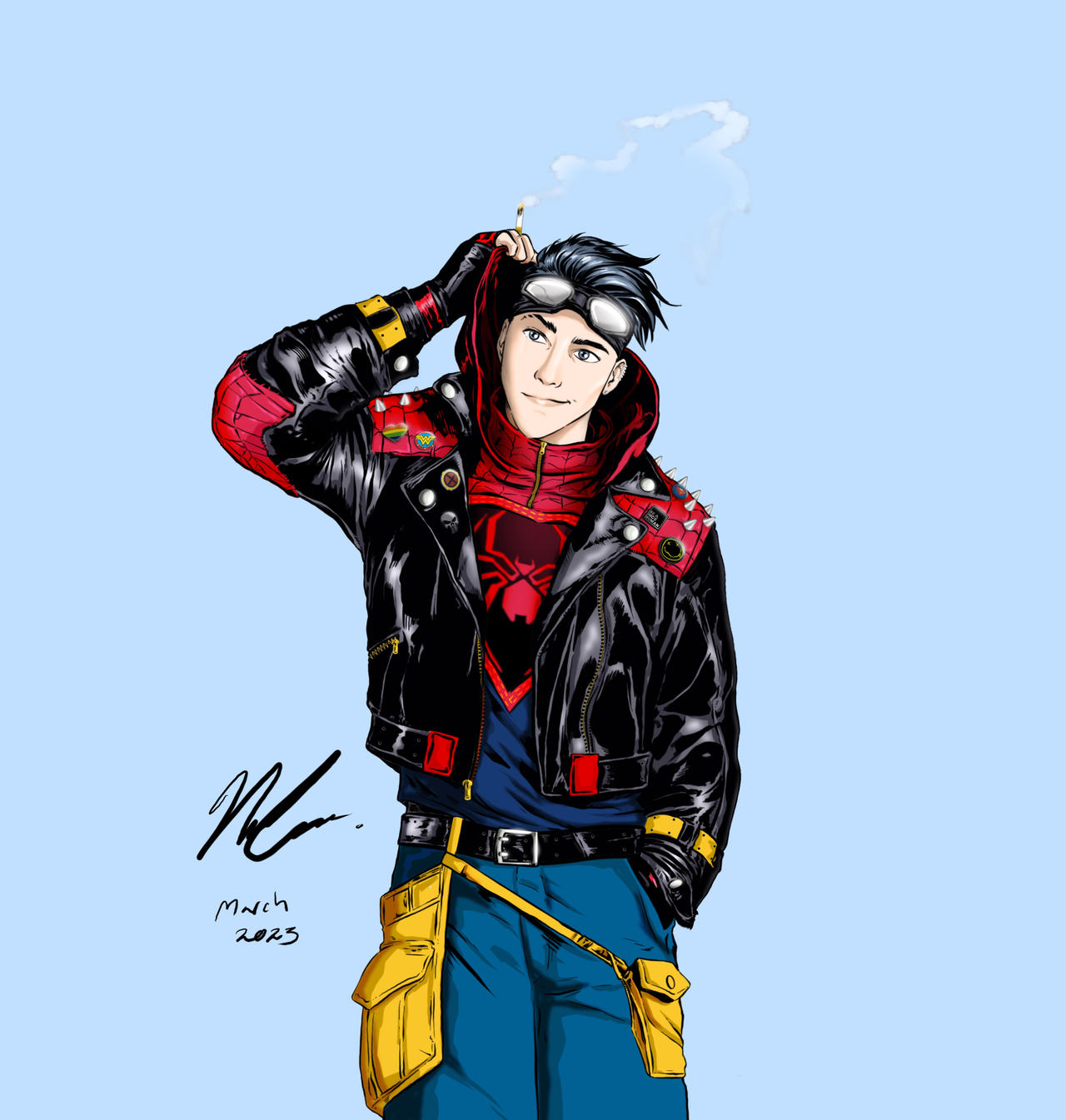 Sidekick Pokemon Spider-Boy in Spider-Verse