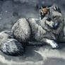 Dark Arctic Fox Kiriban