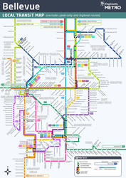 Bellevue Bus Routes Map