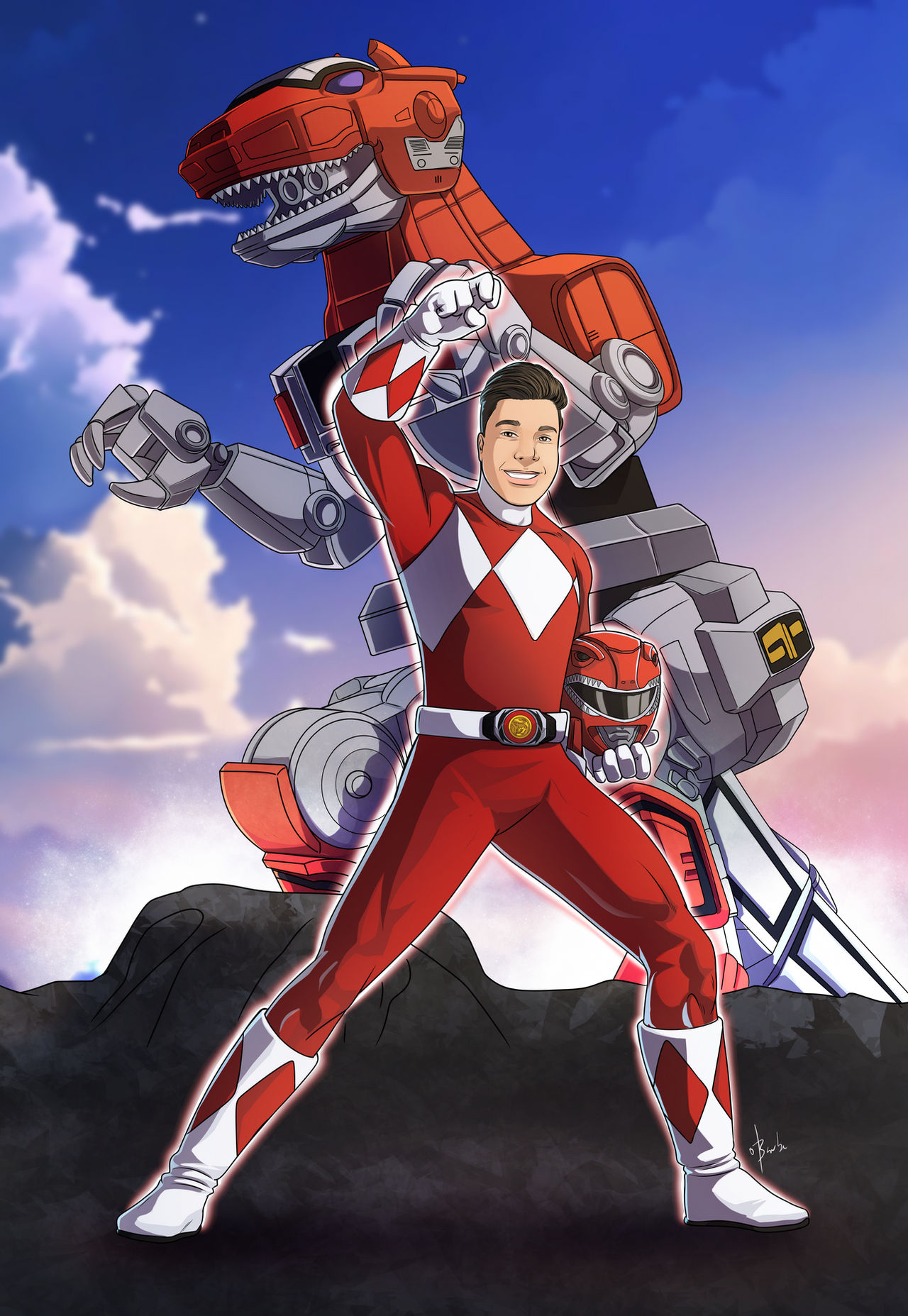 Omni Ranger Deviantart Power Rangers Commission by OBarbaViking on DeviantArt