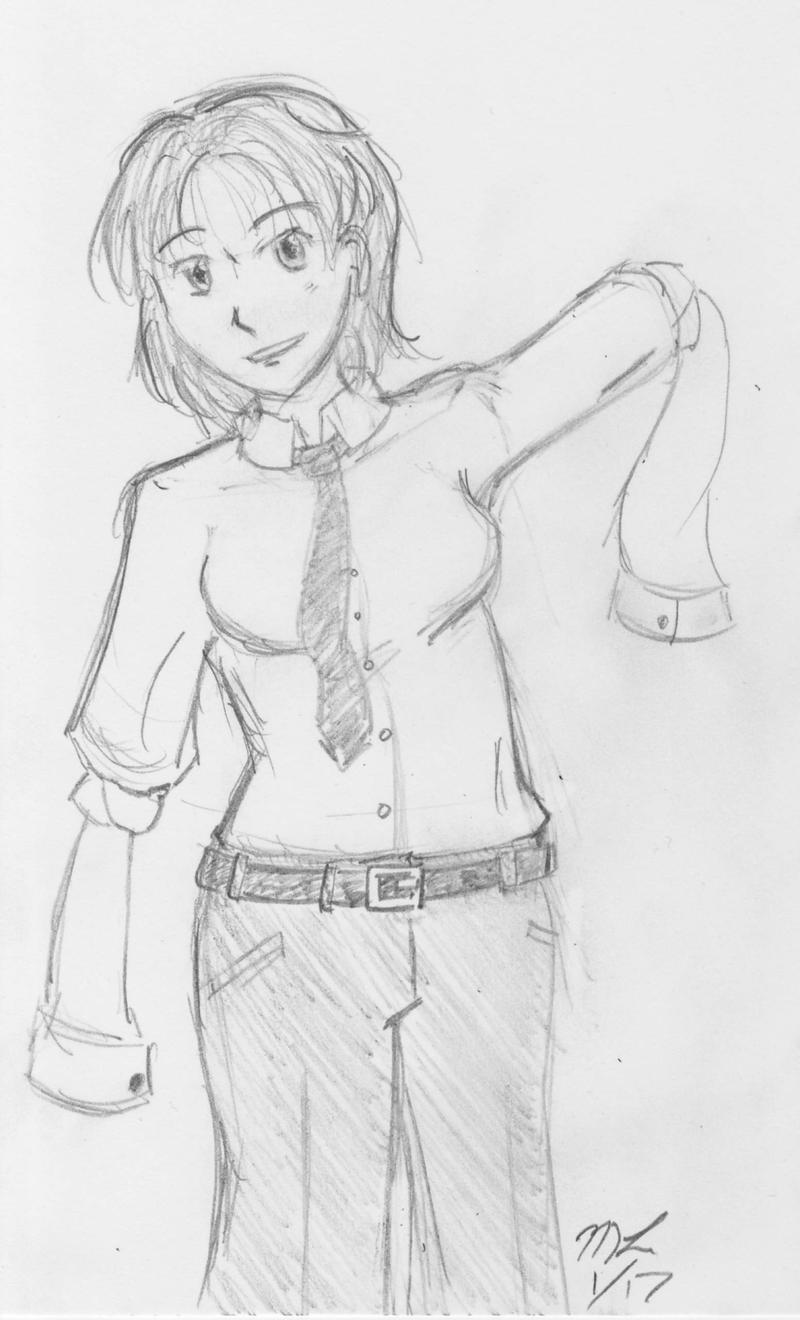 Tezuka Rin sketch